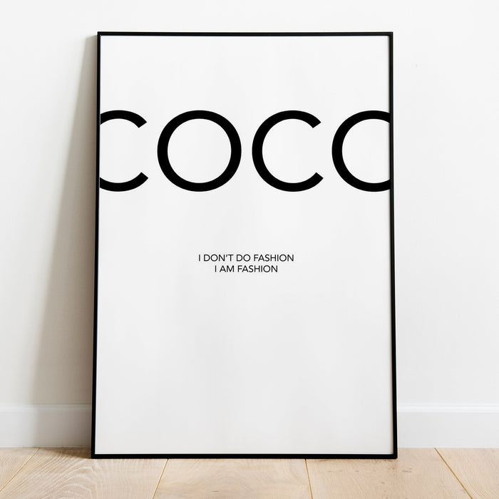 COCO Chanel Poster — Snobage